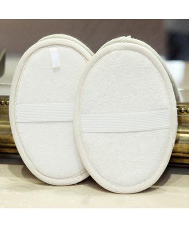 Bath Spa Exfoliating Loofah Pads - 2 Pack Natural Luffa and Terry Cloth Loofa Sponge for Men and Women - Buy Online on GoSupps.com
