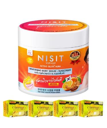 13.52 Fl.Oz. Nisit VipVup Gluta W Body Serum Plus Nourish Moisture Berry Fruits Korea Premium By Beautygoodshop Get Free For You Beauty Gifts