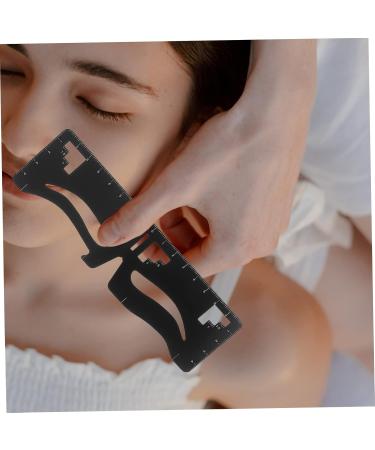 Ipetboom 8 Pcs Eyebrow Ruler Eyebrow Card Makeup Tools Eyebrow Shaping Tool Eyebrow Trimming Artifact 16.5X5X0.1CMx4pcs Blackx4pcs - Buy Online on GoSupps.com