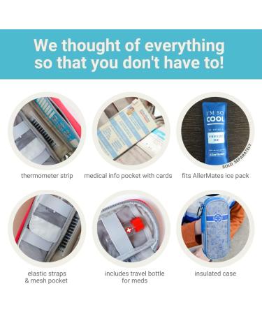 Kids Allergy Carrying Case for EpiPen & Benadryl - Busy Boy Blue | AllerMates - Buy Online on GoSupps.com