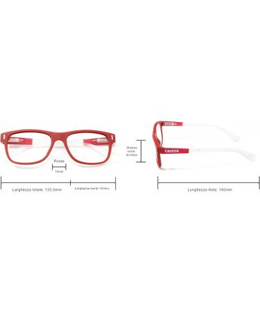 El Charro Alabama Red Reading Glasses +2.00 Diopter | Stylish & Comfortable Eyewear for All | International Shipping Available - Buy Online on GoSupps.com