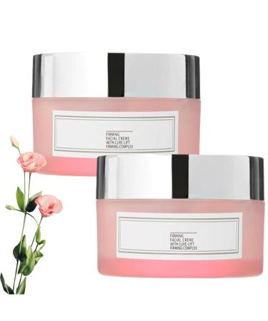 FLLUOUZH Champagne Lift Firming Facial Creme Champagne Lift Firming Facial Moisture Cream Temporary Skin Tightener for Face and Neck Deep Hydration & Smoothing 2 PCS