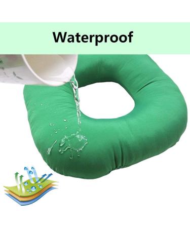 Buy Donut Cushion Seat - Portable Waterproof Pad for Hemorrhoid & Tailbone Pain Relief | Medium Green - Perfect for Wheelchair & Pressure Sores - Buy Online on GoSupps.com