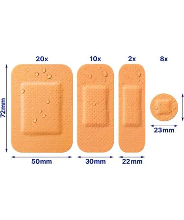 Elastoplast Water Resistant 40 Plasters | Durable Protection for Cuts & Scrapes | Fast International Shipping - Buy Online on GoSupps.com