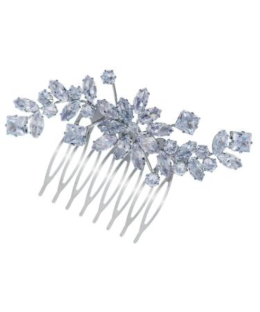 Ipetboom Crystal Side Hair Comb Hair Accessories for Prom Bride Headpieces for Wedding Girls Hair Accessory Combs Wedding Crystal Hair Comb Bridesmaid Light Luxury Hairpin Alloy