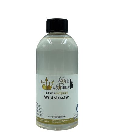Small moments sauna infusion concentrate wild cherry - 500ml in a PET bottle with drip closure and child locking - also for professional user wild cherry 500ml