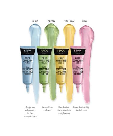 NYX Cosmetics Color Correcting Liquid Primer Green - Corrects Redness and Evens Skin Tone - Buy Online on GoSupps.com