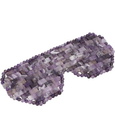 Verdant Touch Jadestone Sleeping Eye Ciper | Natural Eye Cushion for Wrinkle Reduction Sleep Promotion & Tiredness Relief | Amethyst & Jadestein - Buy Online on GoSupps.com