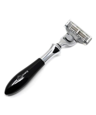 Buy Edwin Jagger Imitation Gillette Mach3 Razor - Premium Ebony Plaza | International Shipping Available - Buy Online on GoSupps.com