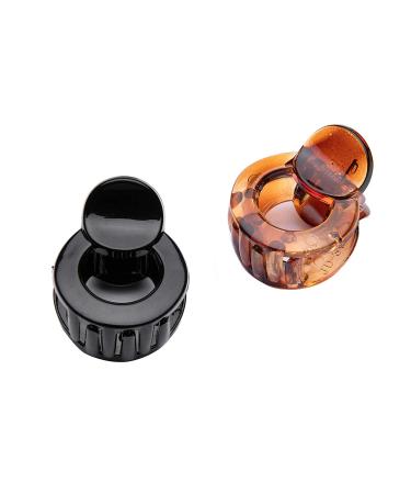 Cobahom 12 Pcs Mini Hair Clips for Styling - Black and Brown Hair Claws for Women and Girls - Buy Online on GoSupps.com