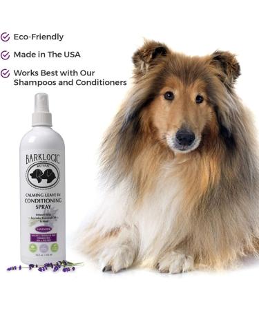 BarkLogic Detangler Spray for Dogs & Puppies - Hypoallergenic, Paraben-Free Grooming Conditioner with Lavender - Natural & Organic Ingredients - Buy Online on GoSupps.com