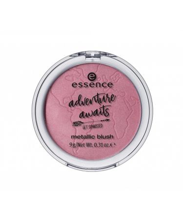 Essence Adventure Awaits Get Sunkissed - Metallic Blush No. 01 Wanderlust Feeling Contents: 9G Blush - for a naturally fresh complexion.rouge