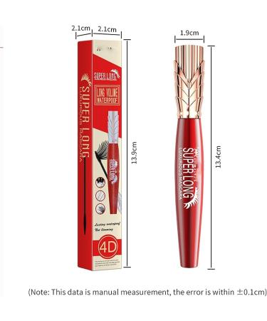 Yanquina Super Long Mascara Yankina Super Long Mascara Yankina Mascara De Pesta as Yanquina 4D Silk Fiber Lash Mascara Waterproof Long Lasting No Clumping (1Pcs) - Buy Online on GoSupps.com