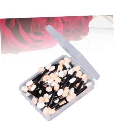 MAGICLULU 50 Pcs Eyeshadow Double Head Professional Makeup Brushes Travel Cosmetic Sponge Makeup Tools Size 1 Black - Buy Online on GoSupps.com