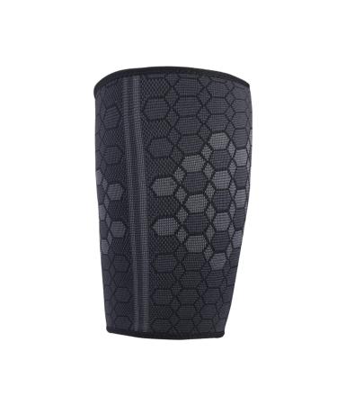 Milisten Cycling Thigh Protector 1pc Thigh Protector Football Protection Pad Nylon Football Thigh Brace 22.3x18cm Black