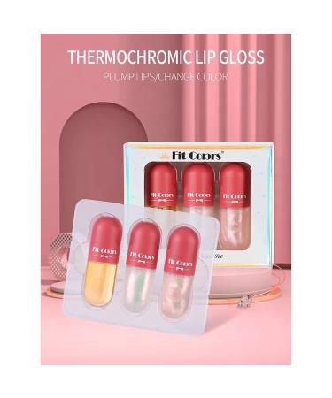 Natural Lip Plumper Set - 3 Plant Extract Serums & Balms for Fuller Hydrated Lips | Lip Enhancer & Gloss - Buy Online on GoSupps.com