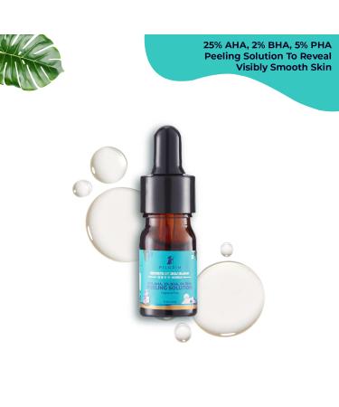 Pilgrim AHA BHA PHA Solution 25% | Mini Exfoliating Serum for Face | 10-Minute At-Home Chemical Peel | Unisex | 5 ml - Buy Online on GoSupps.com