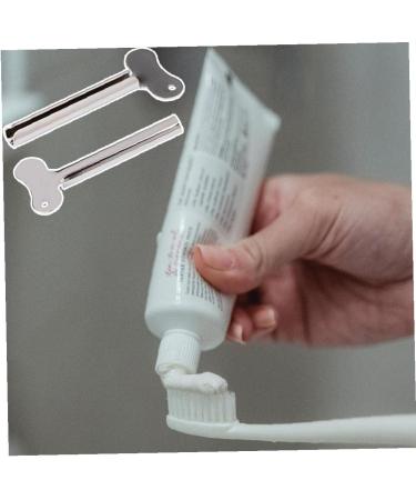 Tube Squeezer 10pcs Metal Tube Presser Squeezer Key Stainless Steel Toothpaste Roller Tube Wringer for Paint Cream Cosmetic Hair Dye - Buy Online on GoSupps.com