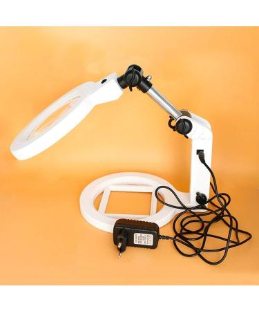 Magnifying Glasses for Hobbies Reading Magnifier Illuminated Magnifying Glass Foldable LED Sub-Lens USB Powered Magnifying Glass Can Be Used to Read Newspapers Repair Machines Vision - Buy Online on GoSupps.com