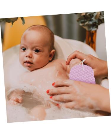 FRCOLOR 10 Pcs Baby Bath Sponge Massager - Exfoliating Shower Sponge for Newborns | Gentle Scrubber for Baby's Skin - Buy Online on GoSupps.com