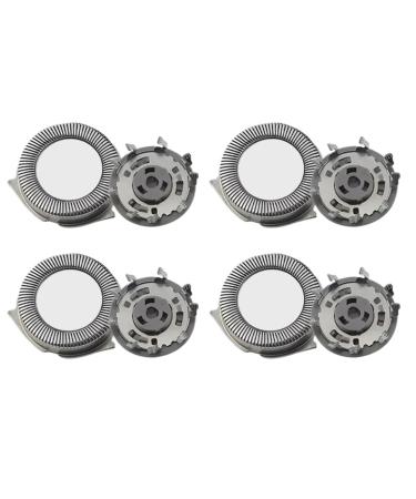 T tes De Rechange For Rasoir Philips 2/4/6 Pi ces 550 S520 S510 SH30/5 S5000 Accessoires For T tes De Rasoir Humides Et S ches(4pcs)