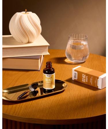Bella All Natural D3 K2 Drops Organic Omega 3 MCT Oil - Buy Online on GoSupps.com