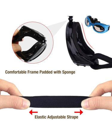 Buy Waterproof UV Protection Sunglasses for Dogs | Anti-UV Dog Glasses for Small & Medium Breeds - Buy Online on GoSupps.com