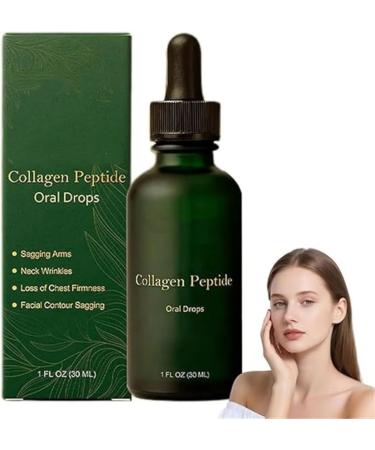Lotmay Gouttes orales pour cellules souches et peptide de collag ne Gouttes orales de peptide de collag ne Lotmay Gouttes de peptide de collag ne anti- ge ingr dients naturels soul vent et 1 Pi ce.