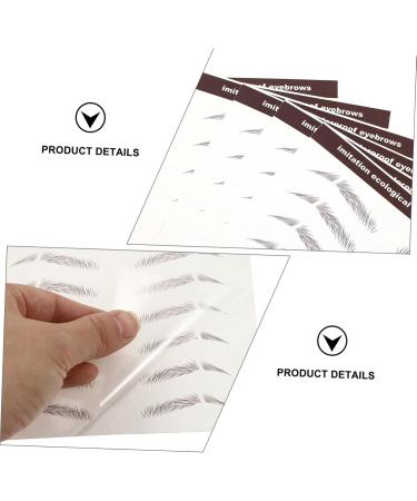 Beavorty 12 pcs eyebrow stickers makeup stickers 3D Hair-Like Eyebrows Stickers Miss - Buy Online on GoSupps.com