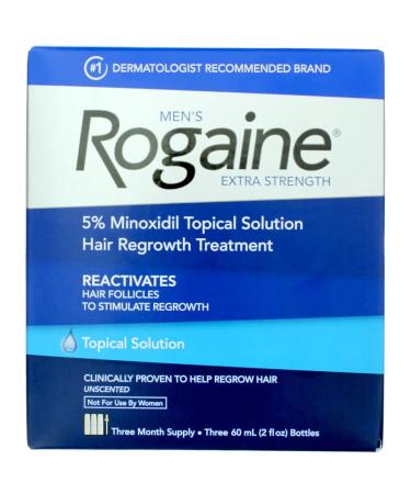 Rogaine Men Extra Strength Unscented 6z - Buy Online on GoSupps.com