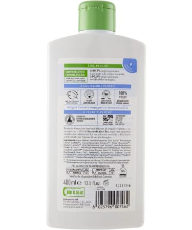 BIO Bagnoschiuma Biologico Aloe & Tea Tree Oil 400 ml - Addolcente | Natural Organic Shower Gel for Soft Skin | International Shipping Available - Buy Online on GoSupps.com