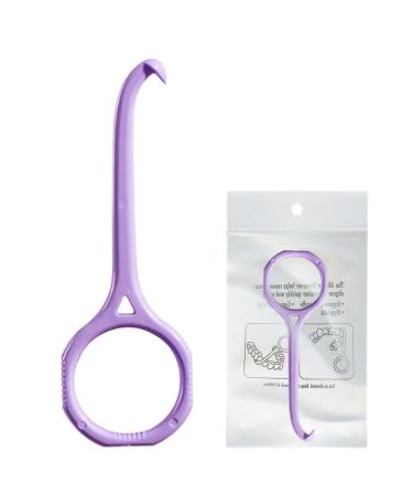 Aligner Remover Tool & Chewies for Invisalign Braces Trays Compatible with Aligners Retainers Dentures Purple