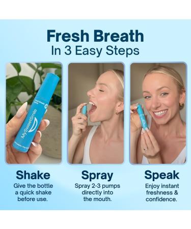 MySweetSmile Spray Buccal Fra cheur Menthe Instantan e Sans alcool ni sucre Contre la Mauvaise Haleine et la Bouche S che Marque Prim e IndyBest Format de Poche 17ml - Buy Online on GoSupps.com