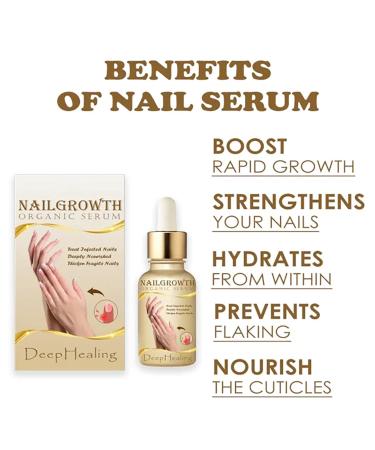 Deep Healing Organic Nailgrowth Serum for Strengthening & Repair - 1PCS | Nail Serum for Growth & Damaged Nails - Buy Online on GoSupps.com