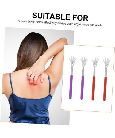 Buy Tovinanna 4-Piece Skull Back Scratch Massage Device - Portable Handheld Anti-Itch Massager for Ultimate Relief | International Shipping - Buy Online on GoSupps.com