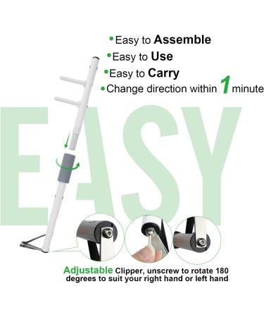 Long Handled Toenail Clippers for Thick Nails - Wide Jaw Opening, Free Bending - Ideal for Seniors, Overweight, Disabled with Arthritis - Easy Reach Pedicure Tool (XS - 19.7) - Buy Online on GoSupps.com