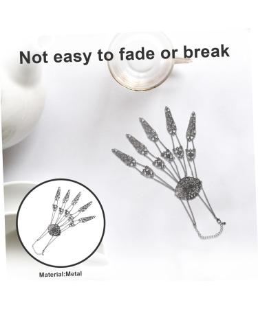 Ipetboom Manicure cot Bracelet Accessories accessories India Metal Western Regions chained Egypt finger cots mittens clothing nail jewelry Fashion - Buy Online on GoSupps.com