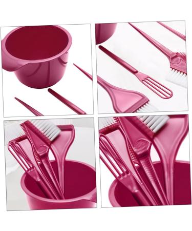 DOITOOL 1 Set Hairdressing Tool Hair Dye Tools Empanada Maker Color Hair Dye Hair Applicator Brush Mixing Tint Bowl Hair Dye Brush Hair Coloring Tool Dedicated Abs Red - Buy Online on GoSupps.com