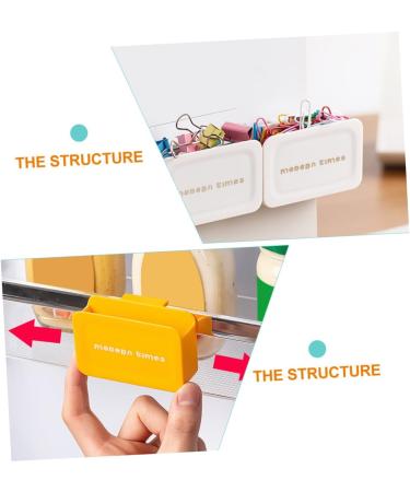 Zerodeko 10 Pcs Storage Box Mini Refrigerator Plastic Storage Organizer Food Mini Fridge Organizer Side Door As Shownx5pcs 8.7X3.4X5.1CMx5pcs - Buy Online on GoSupps.com