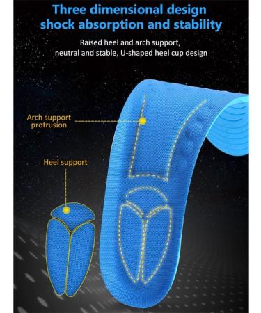 CSCDD Cuttable Unisex Orthotic Insoles for Arch Support | Sport Running Shoe Pads & Cushion Inserts for Foot Care - Buy Online on GoSupps.com