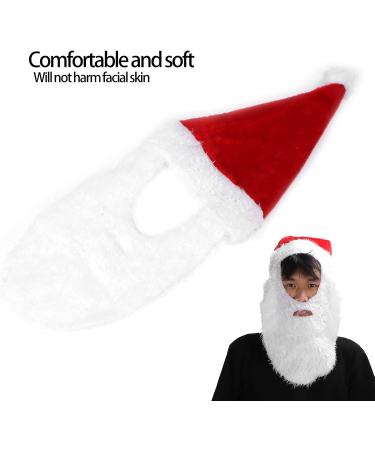 Mustaches Fake Mustache Adjustable Simulation White Fake Moustache Santa Claus Beard Costume Cosplay for Halloween - Buy Online on GoSupps.com