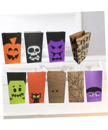 SEWOART 12pcs Bag Halloween Tote Tag Pumpkin Pouch Candy Decorate - Buy Online on GoSupps.com