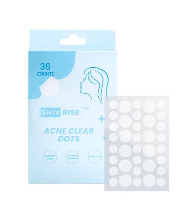 Pimple Patch - Hydrocolloid Acne Patch for Face | Overnight Spot Treatment | Covering Blemishes | Cruelty-Free | All Skin Types | 2 Sizes (36)