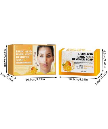 2PC Organic Turmericsoap For Darkspots Turmericsoap For Skin Brightening And Clearing Formula Natural Turmericsoap Bar WNH760 (Orange One Size) 1 count (Pack of 1) Orange - Buy Online on GoSupps.com