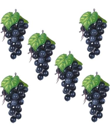 Artibetter 12 Pcs Artificial Bunch of Grapes Faux Greenery Garland Greenery Wreath Mini Decor Shop Window Decoration Lifelike Wet Grape Clusters Simulation Fake Grape Fake Grape Models Starch Blackx2pcs 10X14CMx2pcs - Buy Online on GoSupps.com