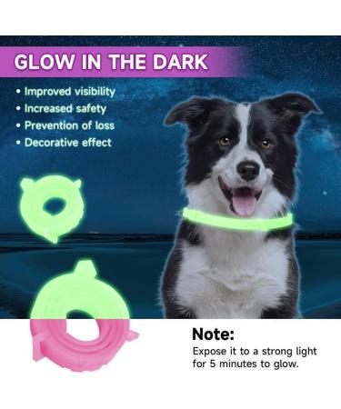 Shop Woyamay Calm Collar for Dogs - Adjustable Luminous Calming Collar with Pheromones | Stress Relief for All Sizes | 2-Piece Set in Hot Pink & Red - Buy Online on GoSupps.com