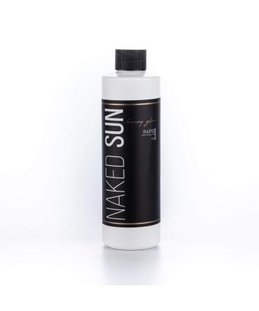 Naked Sun Honey Glow Rapid 1 Hour Express Violet Spray Tan Solution - 8 oz Airbrush Sunless Tanning Spray Mist