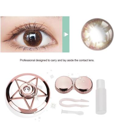Buy Portable Contact Lens Case with Mirror - 3 Colors for Home & Travel | Perfect Pink Travel Accessory - Buy Online on GoSupps.com