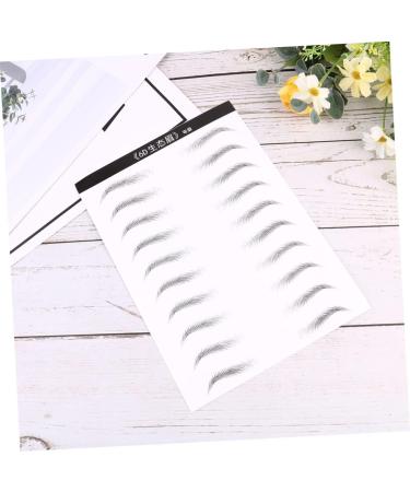 FOMIYES 6 Sheets Makeup Stickers Black Stickers 6d Eyebrow Stickers Transfer Stickers Modify The Lazy 3d - Buy Online on GoSupps.com