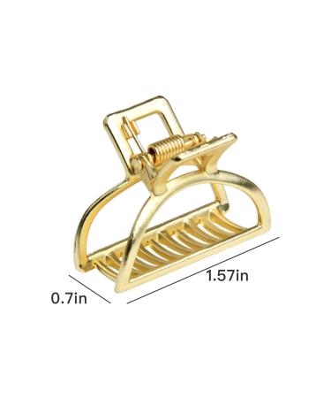 Akamino Metal Hair Claw Clips - 8 Pack Hair Accessories for Women - Small Hair Pins for Half Bun Hairstyles - Ideal for Thick Hair - Buy Online on GoSupps.com